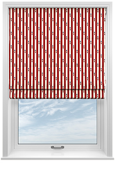 Kings Breakfast, Stripe Kingsmen - Roman Blind